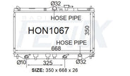 Honda BA-BB Prelude Radiator (SEP/1991 - OCT/1998) — HON1067-PA26A — manufacturer main image