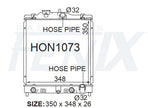 Honda Civic  EG-EH-EK-EM1 DOHC Twincam Radiator (OCT/1991 - MAR/2001) — HON1073-PA26A — manufacturer main image