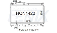 Honda S2000 Radiator (AUG/1999 - JUL/2009) — HON1422-PA26M — manufacturer main image