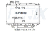 Honda FD Civic Radiator R18A1 Engine (FEB/2006 - FEB/2012) — HON4010-PA26A — manufacturer main image