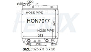 Honda GD Jazz Radiator (OCT/2002 - JUL/2008) — HON7077-PA26A — manufacturer main image