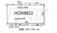 Honda CP Accord 6cyl Radiator (FEB/2008 - APR/2013) — HON9822-PA26A — manufacturer main image