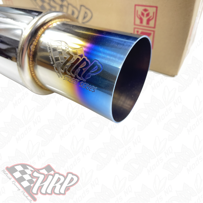 HRP Cannon Muffler (Polished/Blued Tip) 2