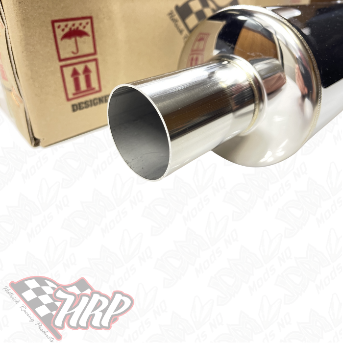 HRP Cannon Muffler (Polished/Blued Tip) 2