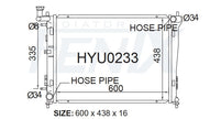 Hyundai HD Elantra Radiator (OCT/2006 - MAY/2011) — HYU0233-PA16A — manufacturer main image