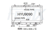 Hyundai LC Accent Radiator (JUN/2000 - APR/2006) — HYU9090-PA16A — manufacturer main image
