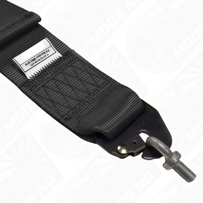 Harness FIA 6 Point Camlock 3in Black Homologated