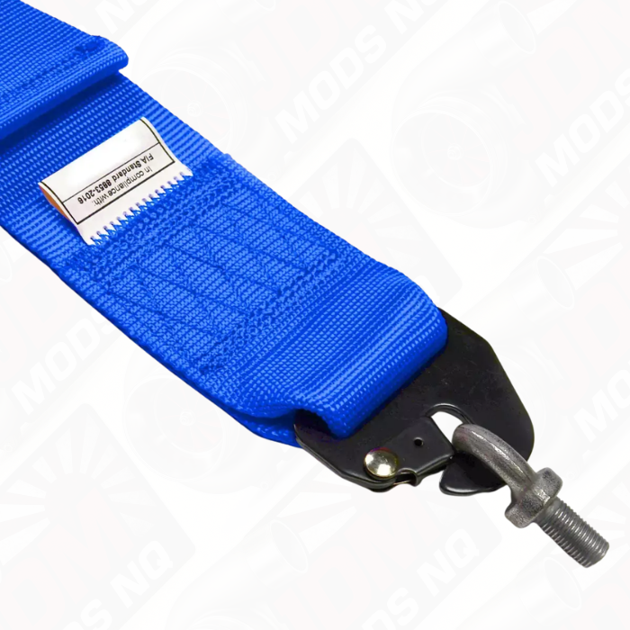 Harness FIA 6 Point Camlock 3in Blue Homologated