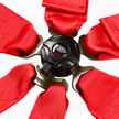 Harness FIA 6 Point Camlock 3in Red Homologated