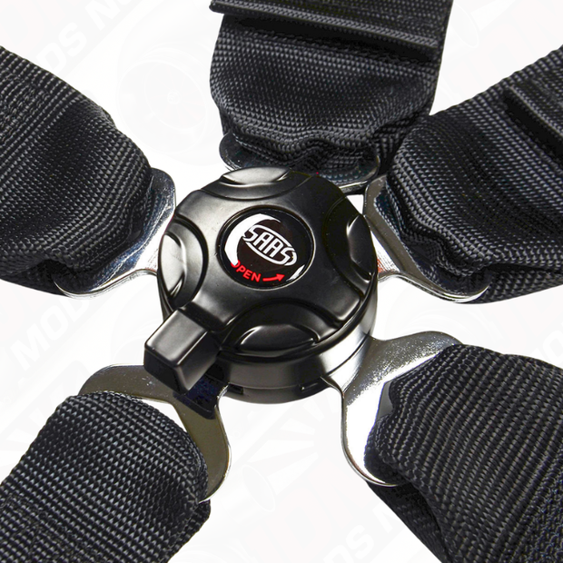 Harness SFI 5 Point Camlock 3in Black Homologated