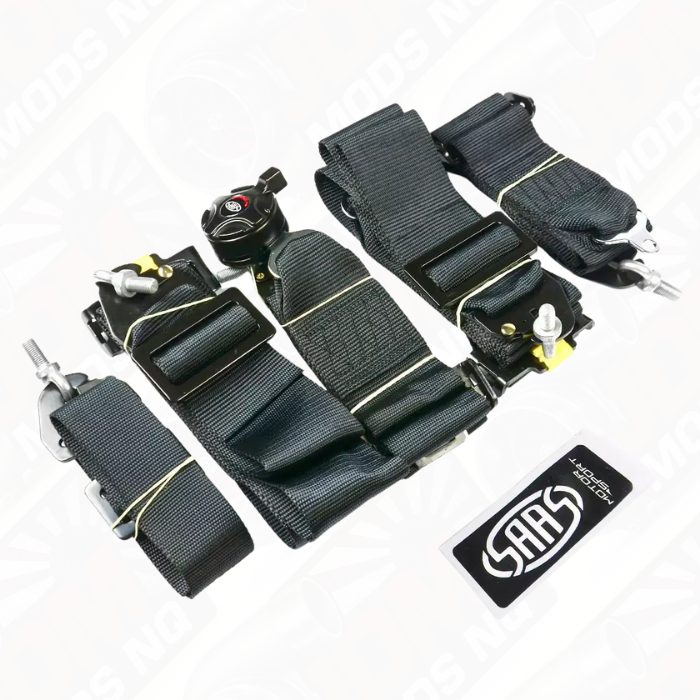 Harness SFI 5 Point Camlock 3in Black Homologated