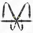 Harness SFI 6 Point Camlock 3in Black Homologated