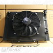Holden VB-VC-VH-VK 6 Cylinder Full Alloy Performance Radiator, Custom Built Shroud & 16