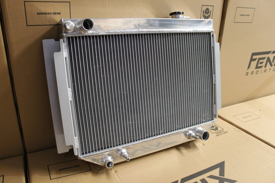 Holden LC-LJ Torana 6cyl Automatic Full Alloy Performance Radiator GEN II — RACE3344-FA56A / RACE3344-FA56A-BL — manufacturer detail 4