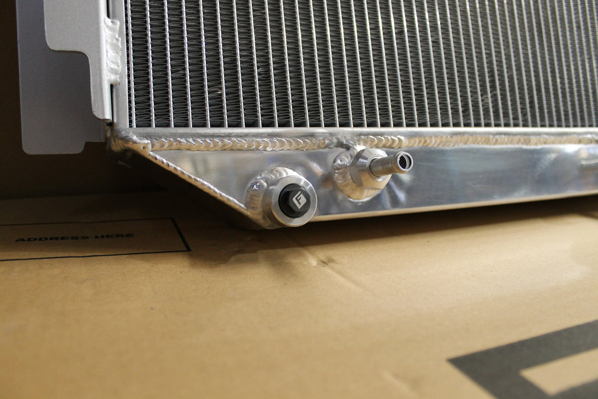 Holden LC-LJ Torana 6cyl Automatic Full Alloy Performance Radiator GEN II — RACE3344-FA56A / RACE3344-FA56A-BL — manufacturer detail 6