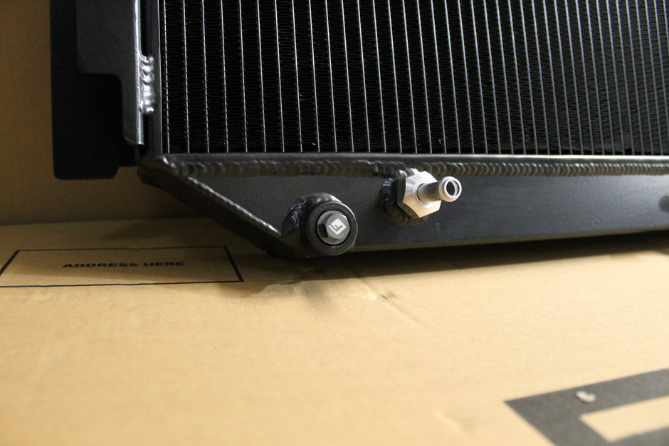 Holden LC-LJ Torana 6cyl Automatic Full Alloy Performance Radiator GEN II — RACE3344-FA56A / RACE3344-FA56A-BL — manufacturer detail 14