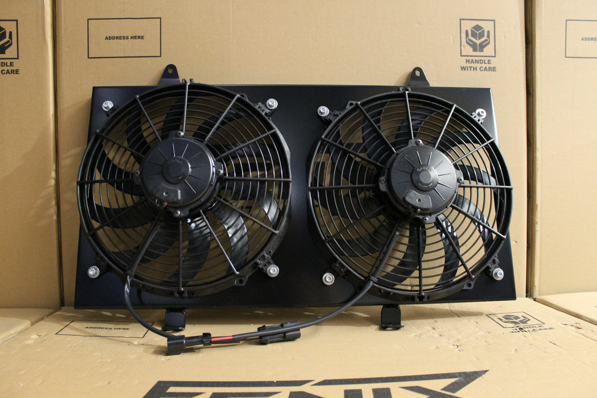 Nissan 180SX / S13 Silvia SR20DET Custom Fan Shroud & 12