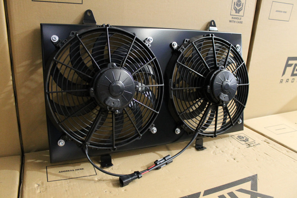Nissan 180SX / S13 Silvia SR20DET Custom Fan Shroud & 12