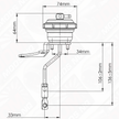 TURBOSMART IWG75 Wastegate Actuator Suit Subaru WRX 1997-2007 TD04 (7PSI) TS-0605-5072