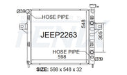 Jeep WJ Grand Cherokee 4.7l V8 Radiator (APR/1999 - DEC/2000) — JEEP2263-PA32A — manufacturer main image