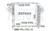 Jeep Cherokee KJ 3.7L 6cyl Petrol No Filler Cap Radiator (SEP/2001 - FEB/2008) — JEEP4242-PA26A — manufacturer main image