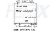 Fenix Mitsubishi Express WA Radiator | MIT2155-PA26A — Australian manufacturer image