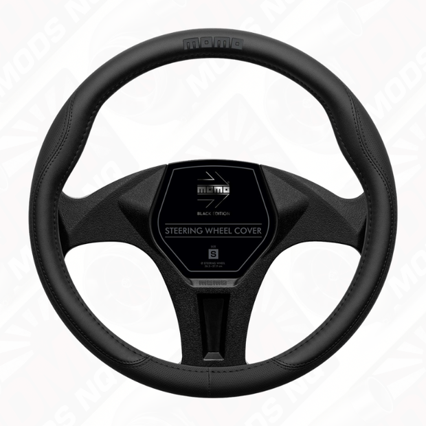 MOMO Comfort Black Edition Steering Wheel Cover (M)