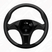 MOMO Comfort Microfibre Black Edition Steering Wheel Cover (M)