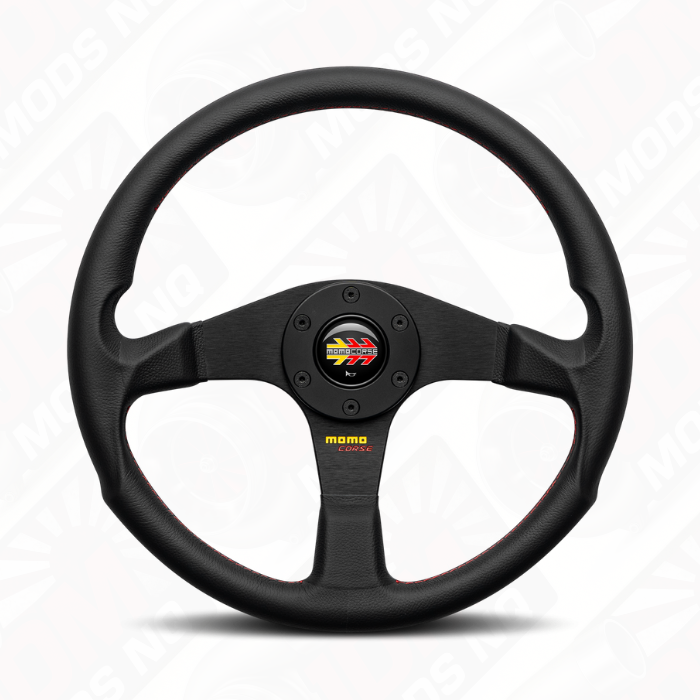 MOMO Corse 2.0 Black Leather 350mm Steering Wheel