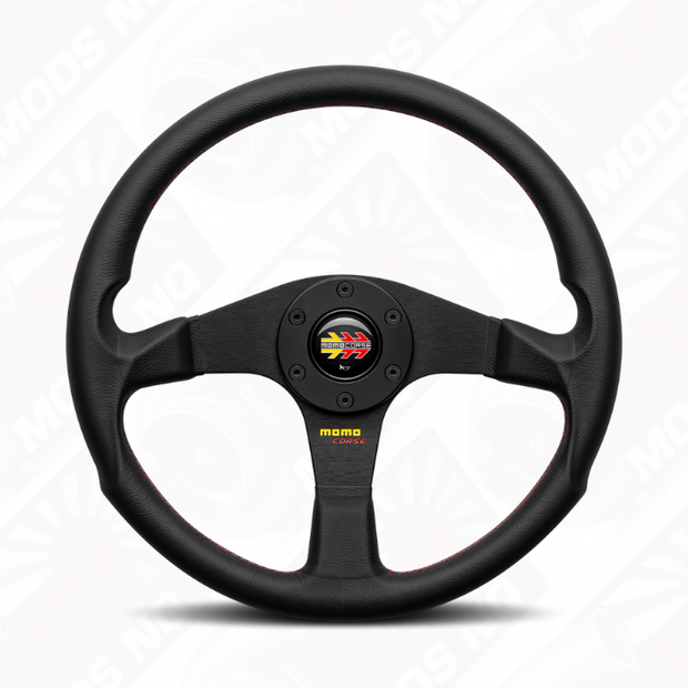 MOMO Corse 2.0 Black Leather 350mm Steering Wheel