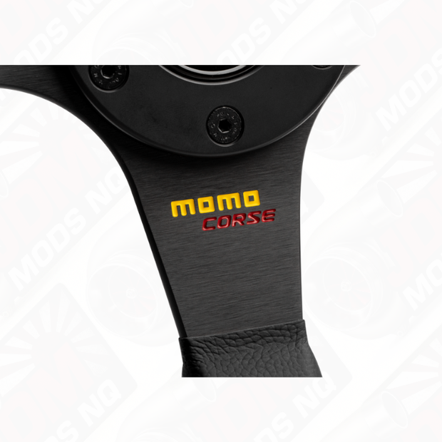 MOMO Corse 2.0 Black Leather 350mm Steering Wheel