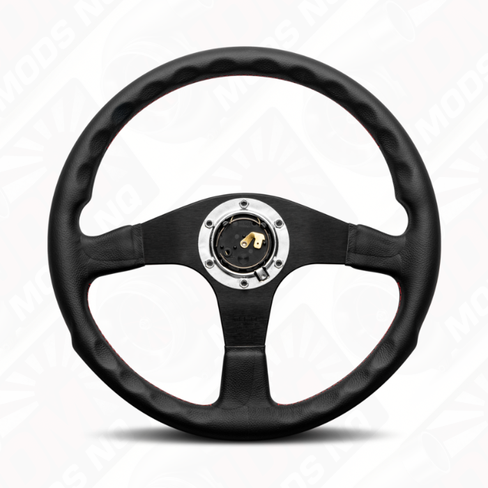 MOMO Corse 2.0 Black Leather 350mm Steering Wheel
