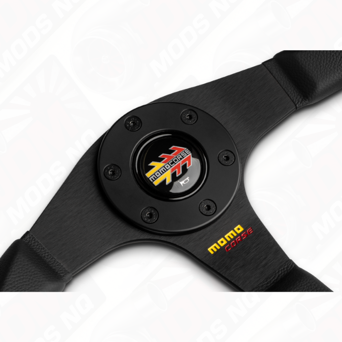 MOMO Corse 2.0 Black Leather 350mm Steering Wheel