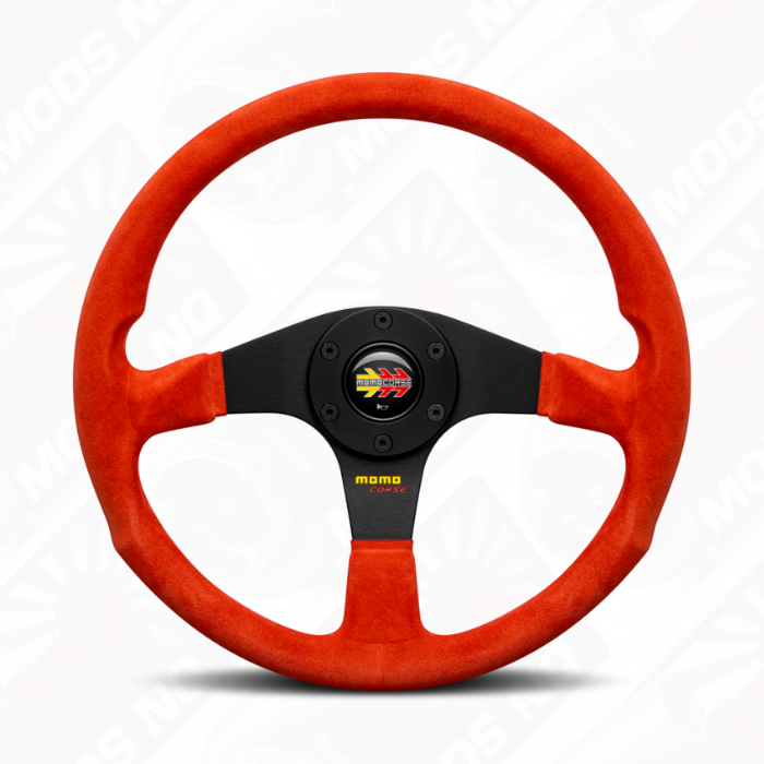 MOMO Corse 2.0 Red Suede 350mm Steering Wheel