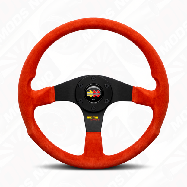 MOMO Corse 2.0 Red Suede 350mm Steering Wheel
