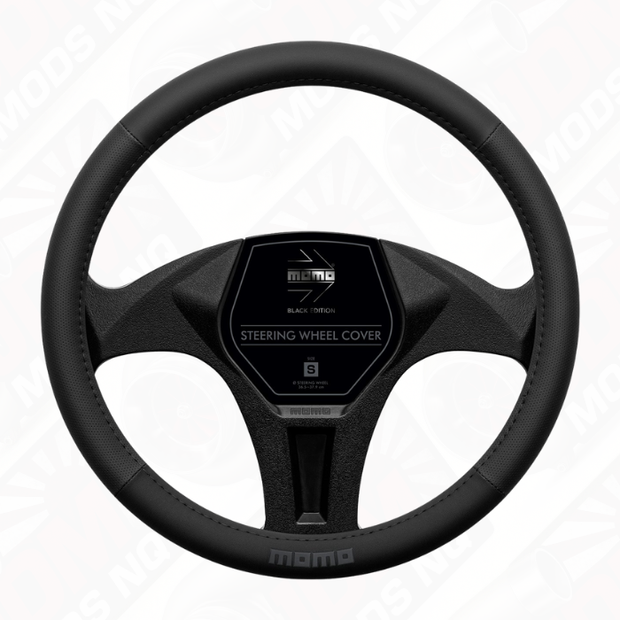 MOMO Easy Black Edition Steering Wheel Cover (M)
