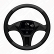 MOMO Easy Microfibre Black Edition Steering Wheel Cover (M)