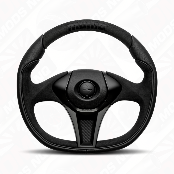 MOMO GT50 2.0 Black Edition Suede Leather 350mm Steering Wheel