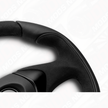 MOMO GT50 2.0 Black Edition Suede Leather 350mm Steering Wheel