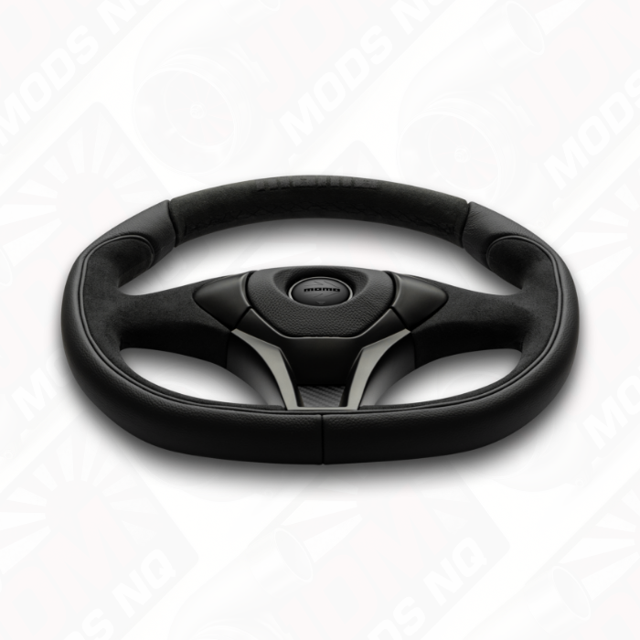 MOMO GT50 2.0 Black Edition Suede Leather 350mm Steering Wheel