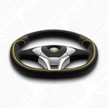 MOMO GT50 2.0 Black Suede Leather 350mm Steering Wheel