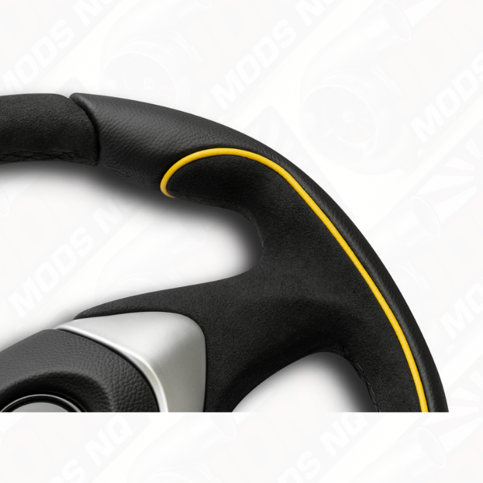 MOMO GT50 2.0 Black Suede Leather 350mm Steering Wheel