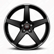 MOMO Italy Five Alloy Wheels Matte Black Set of 4 18×8 5×114.3