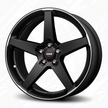 MOMO Italy Five Alloy Wheels Matte Black Set of 4 18×8 5×114.3