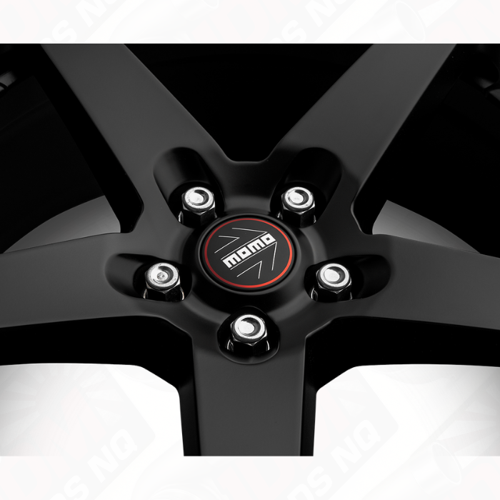 MOMO Italy Five Alloy Wheels Matte Black Set of 4 18×8 5×114.3