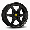 MOMO Italy Heritage 6 Alloy Wheels Matte Black Set of 4 18×8 5×112