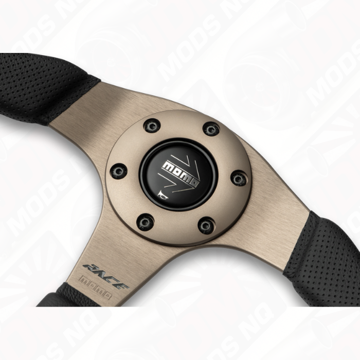 MOMO Race 2.0 Black Leather 350mm Steering Wheel