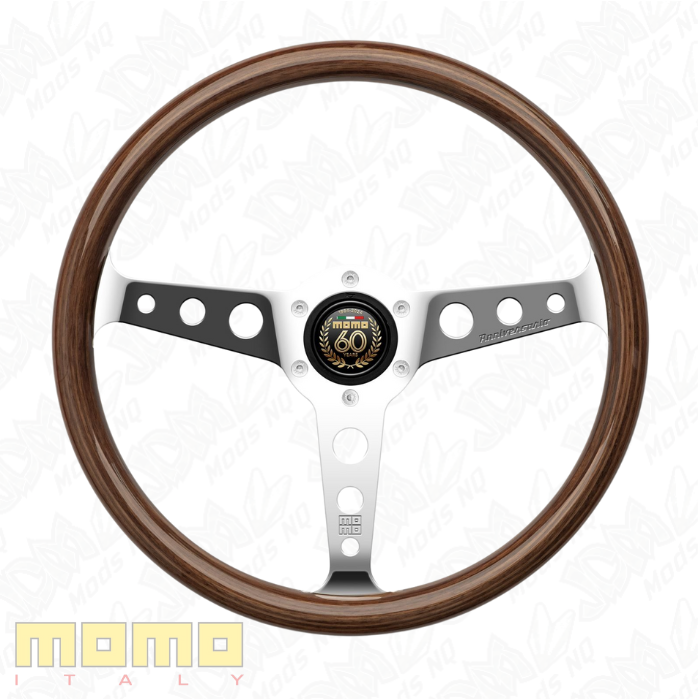MOMO 60th Anniversario Heritage Indy Wood Limited Edition 350mm Steering Wheel