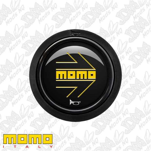 MOMO ARROW Polished Black Flat lip Horn Buttons