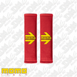 MOMO Arrow Seatbelt Pads Red Pair